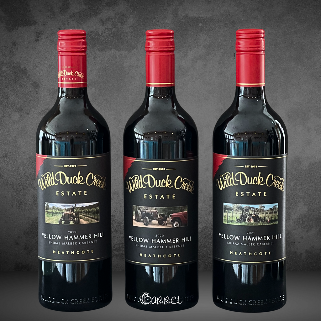 Wild Duck Creek Estate 'Yellow Hammer Hill' Vintages 3-Pack - 2019, 2020 & 2021